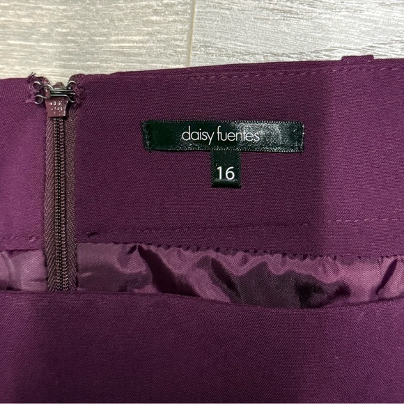 Daisy Fuentes Vibrant Purple Mini Skirt - Picture 3 of 9